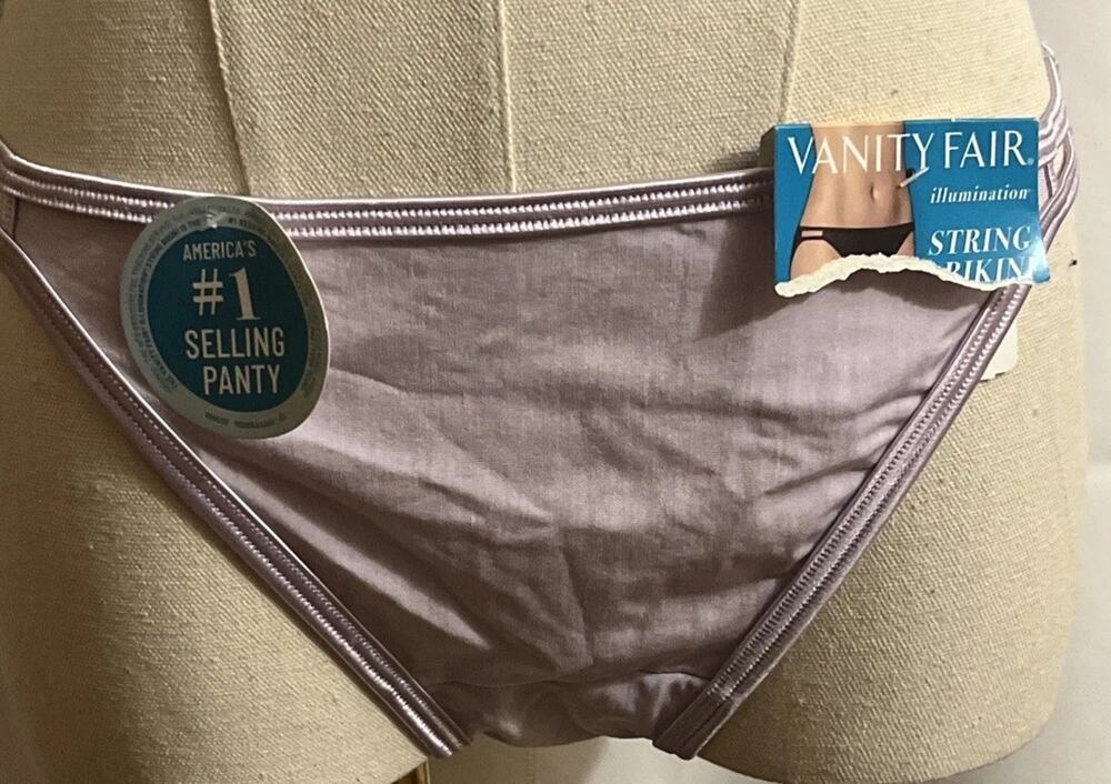 Vanity Fair 18108 Illumination String Bikini Panty Lavender Size 7 / L